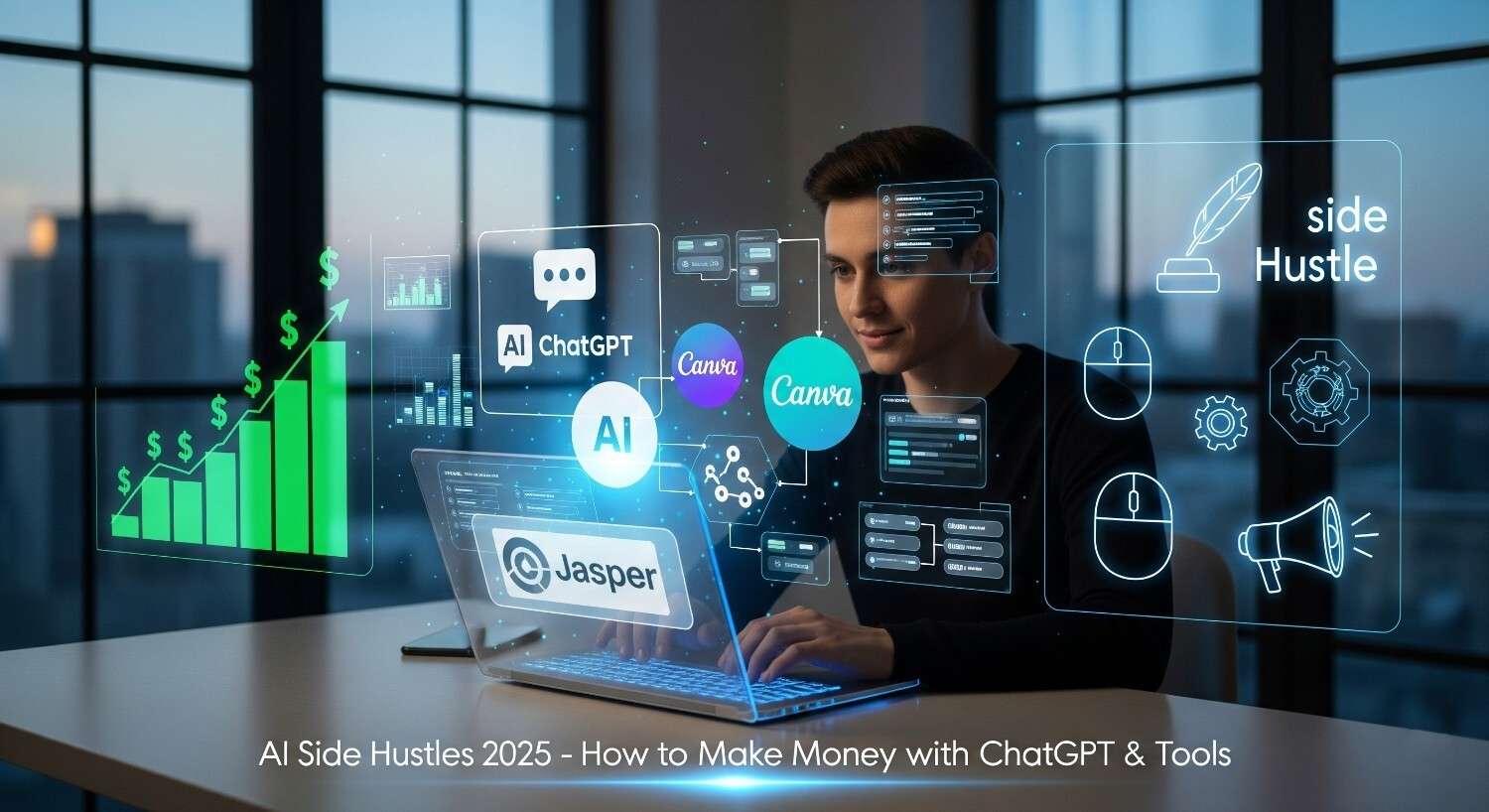 AI Side Hustles 2025 – How I Make Money with ChatGPT and Other Tools