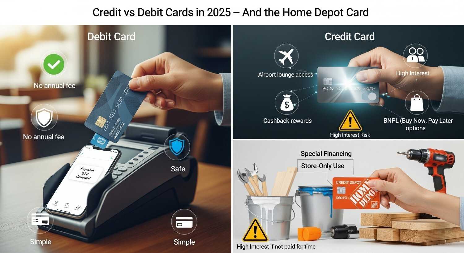 Credit Card vs Debit Card – Which is Better in 2025?