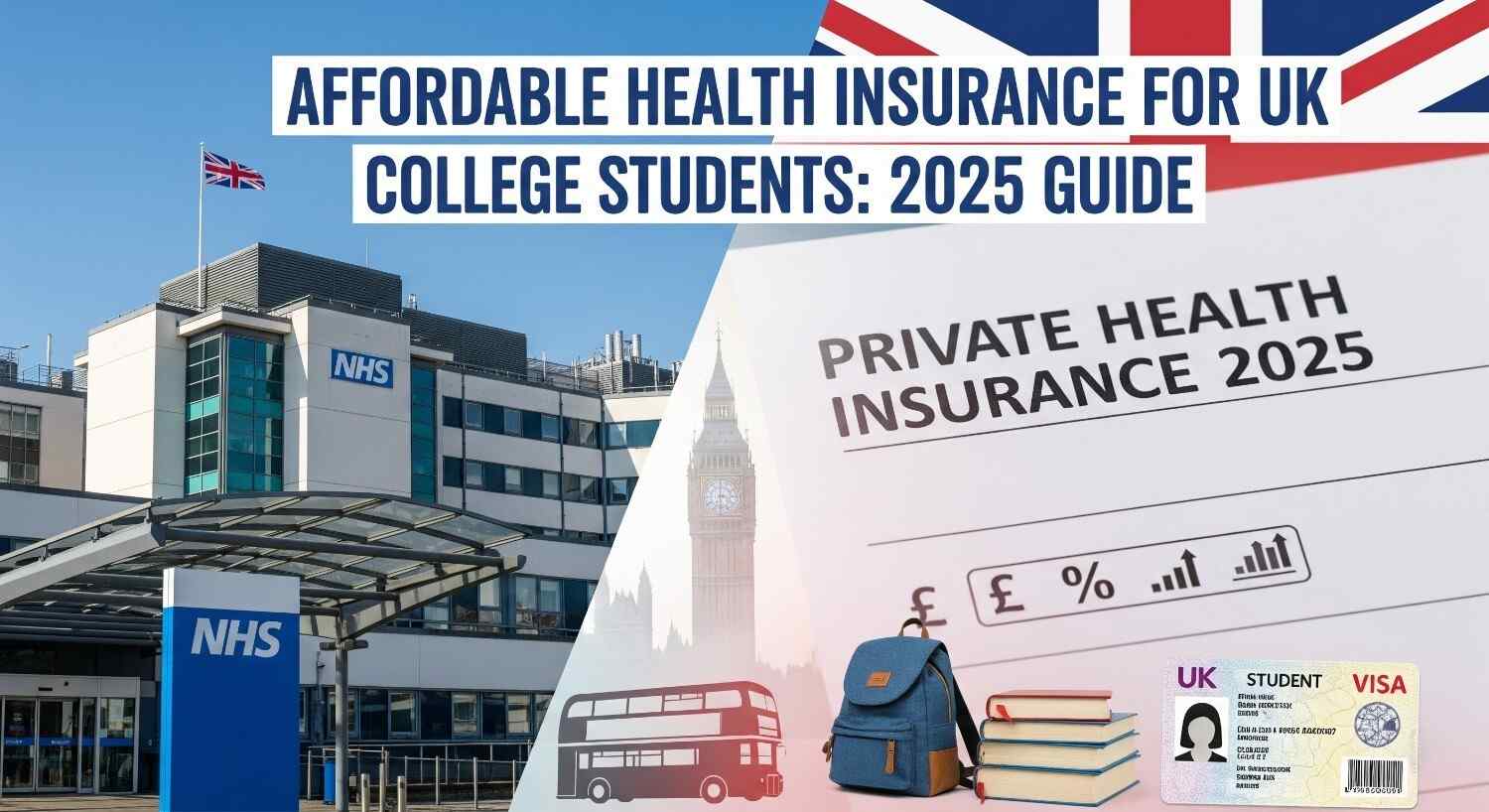 Find affordable health insurance for UK college students in 2025. Compare NHS, private, and student plans to save money and stay protected.