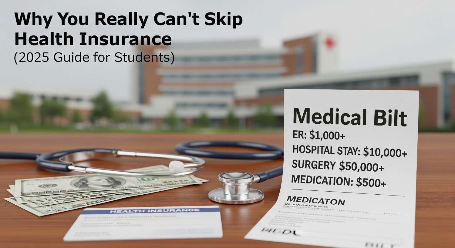 Affordable health insurance for international students in the USA 2025 – student reviewing coverage options on laptop