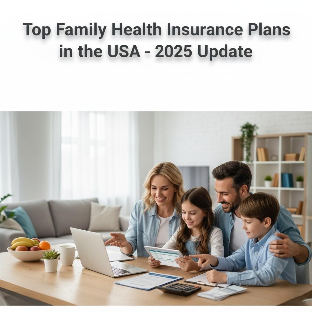 Top family health insurance plans in the USA 2025 including Kaiser, BCBS, UnitedHealthcare, Aetna, Cigna, Oscar, and Ambetter with details on premiums, deductibles, subsidies, telehealth, pediatric coverage, and tips for choosing the best plan for families.