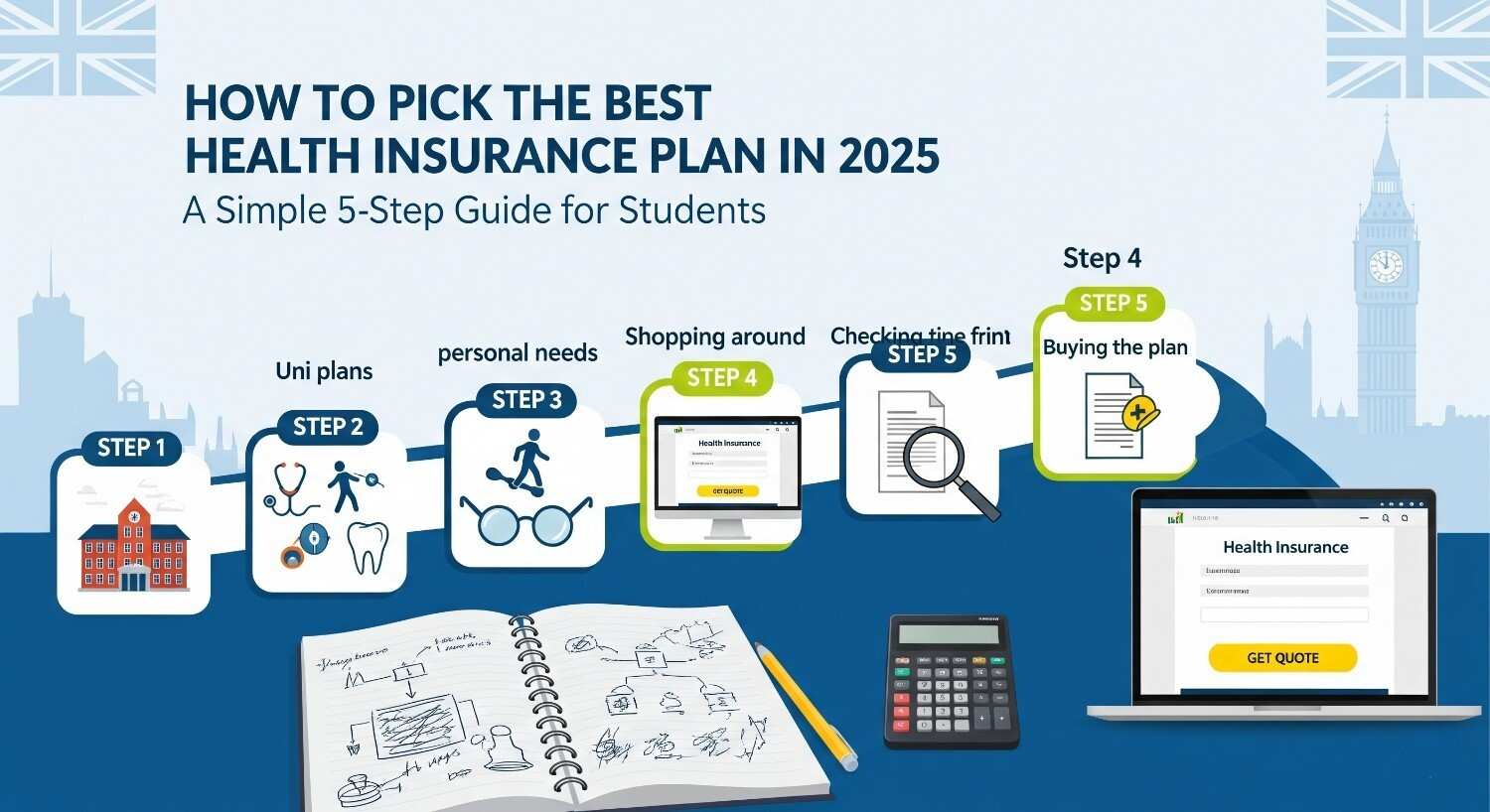 Find affordable health insurance for UK college students in 2025. Compare NHS, private, and student plans to save money and stay protected.