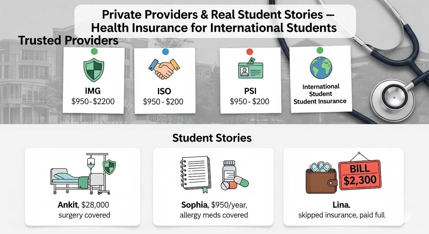 Affordable health insurance for international students in the USA 2025 – student reviewing coverage options on laptop