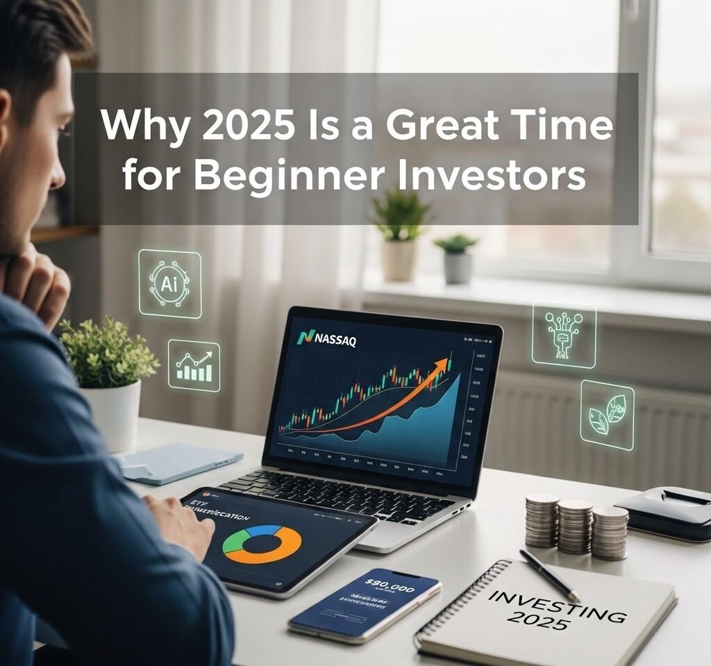 Top Investment Ideas for Beginners in 2025, beginner-friendly investment strategies, safe investment options for 2025, best stocks, ETFs, and crypto for beginners, 2025 investment tips