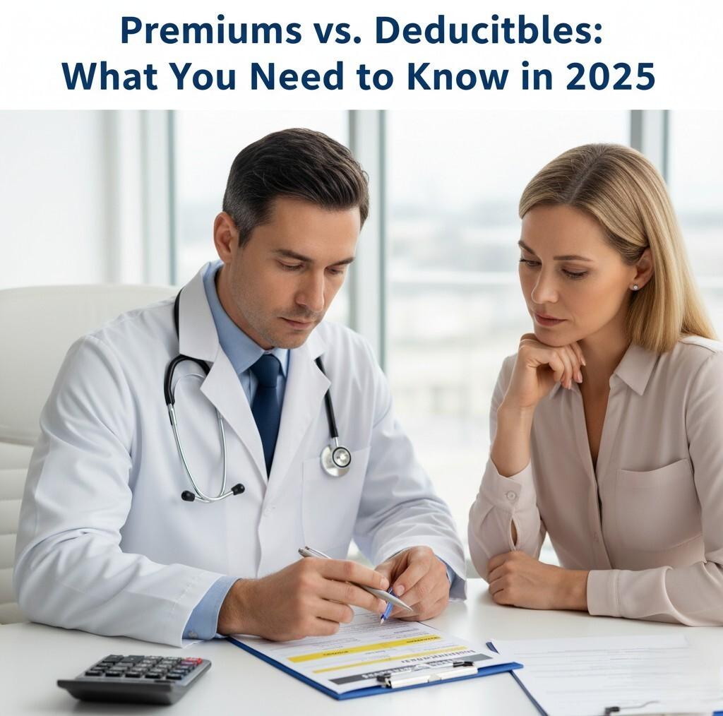 Health Insurance Deductible vs. Premium explained with examples for beginners in 2025